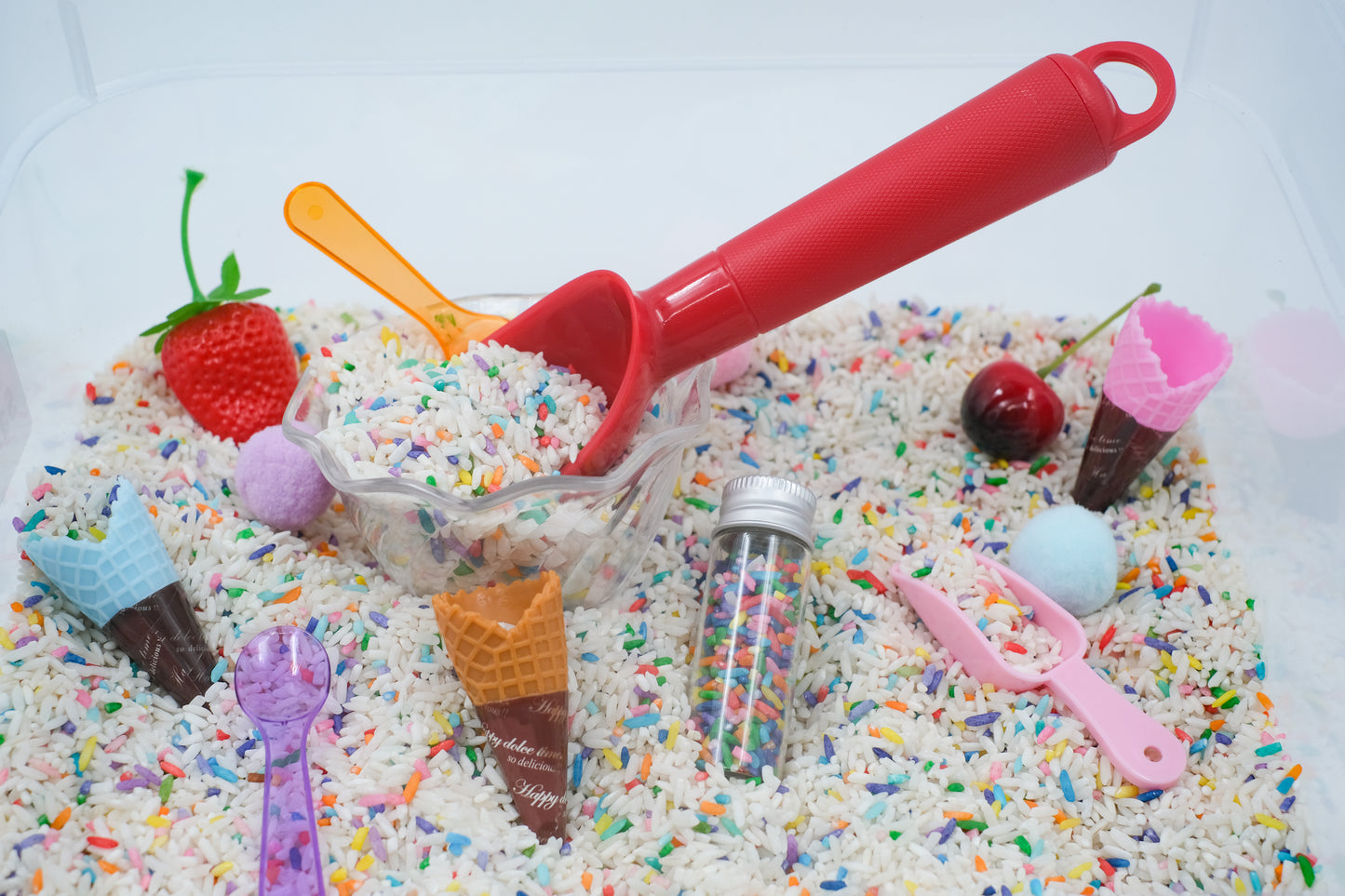 Ice Cream Sensory Bin Birthday Party Sensory Kit Summer Sensory Bin