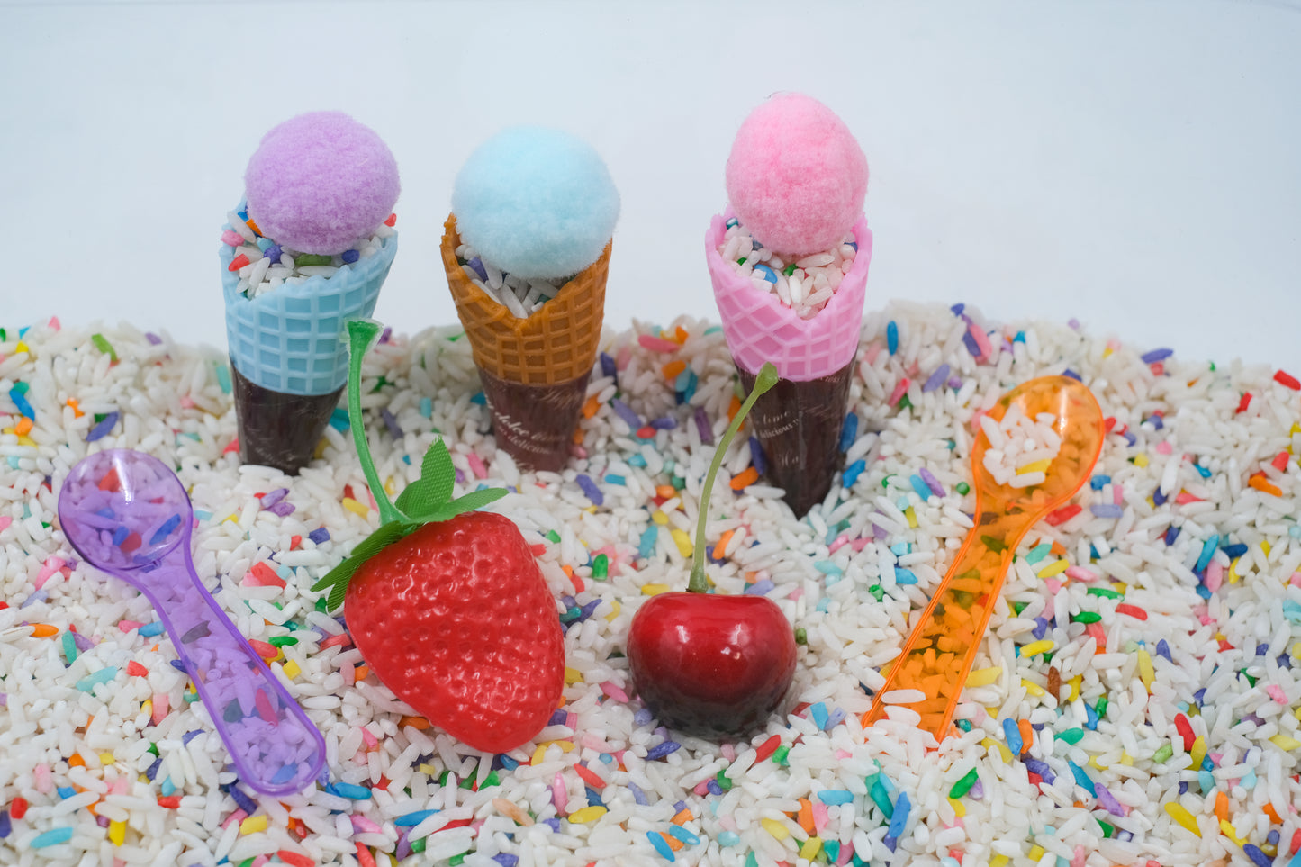 Ice Cream Sensory Bin Birthday Party Sensory Kit Summer Sensory Bin
