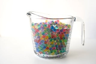 Water Beads Sensory Bin
