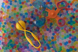 Water Beads Sensory Bin