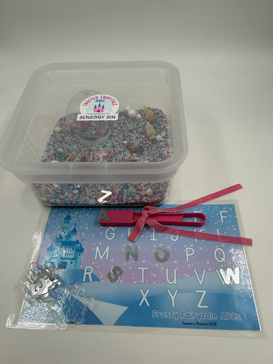 Frosty Fairytale Sensory Bin – A Magical Winter Wonderland