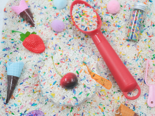 Ice Cream Sensory Bin Birthday Party Sensory Kit Summer Sensory Bin