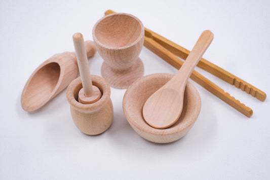 Montessori Wooden Sensory Tool Set
