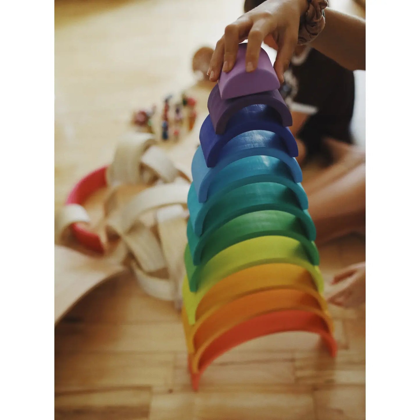 Rainbow Stacker Toy Large