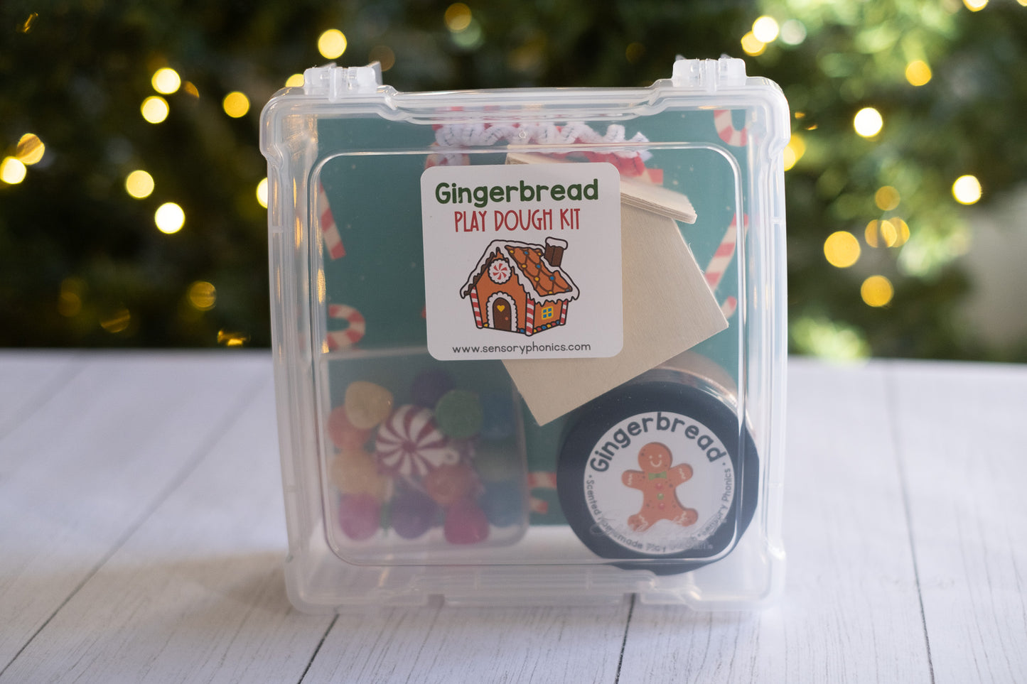 Gingerbread Play Dough Kit