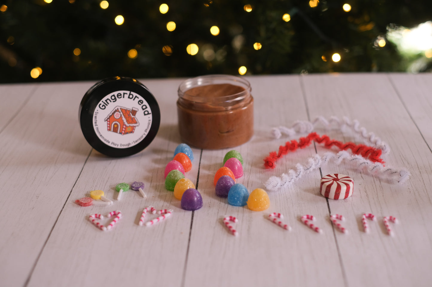 Gingerbread Play Dough Kit