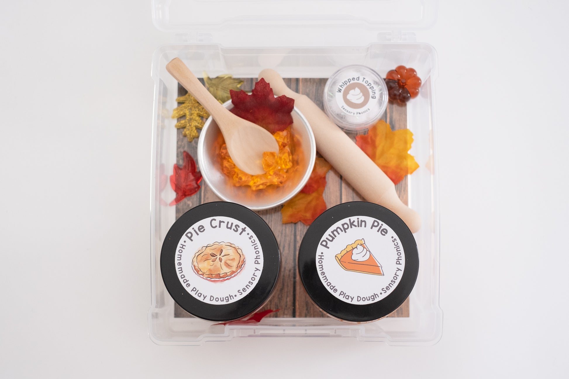 Pumpkin Pie Sensory Play Dough Kit